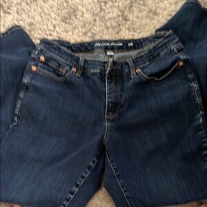 INC International Concepts Women's Dark Blue Jeans mid rise 8/29